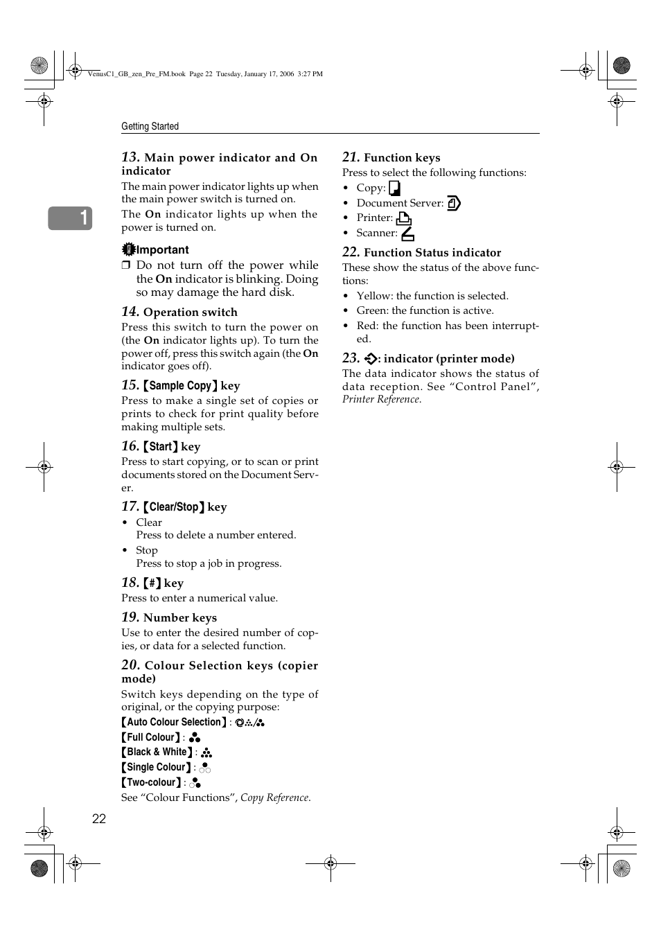 Ricoh Aficio Color 5560 User Manual | Page 34 / 200