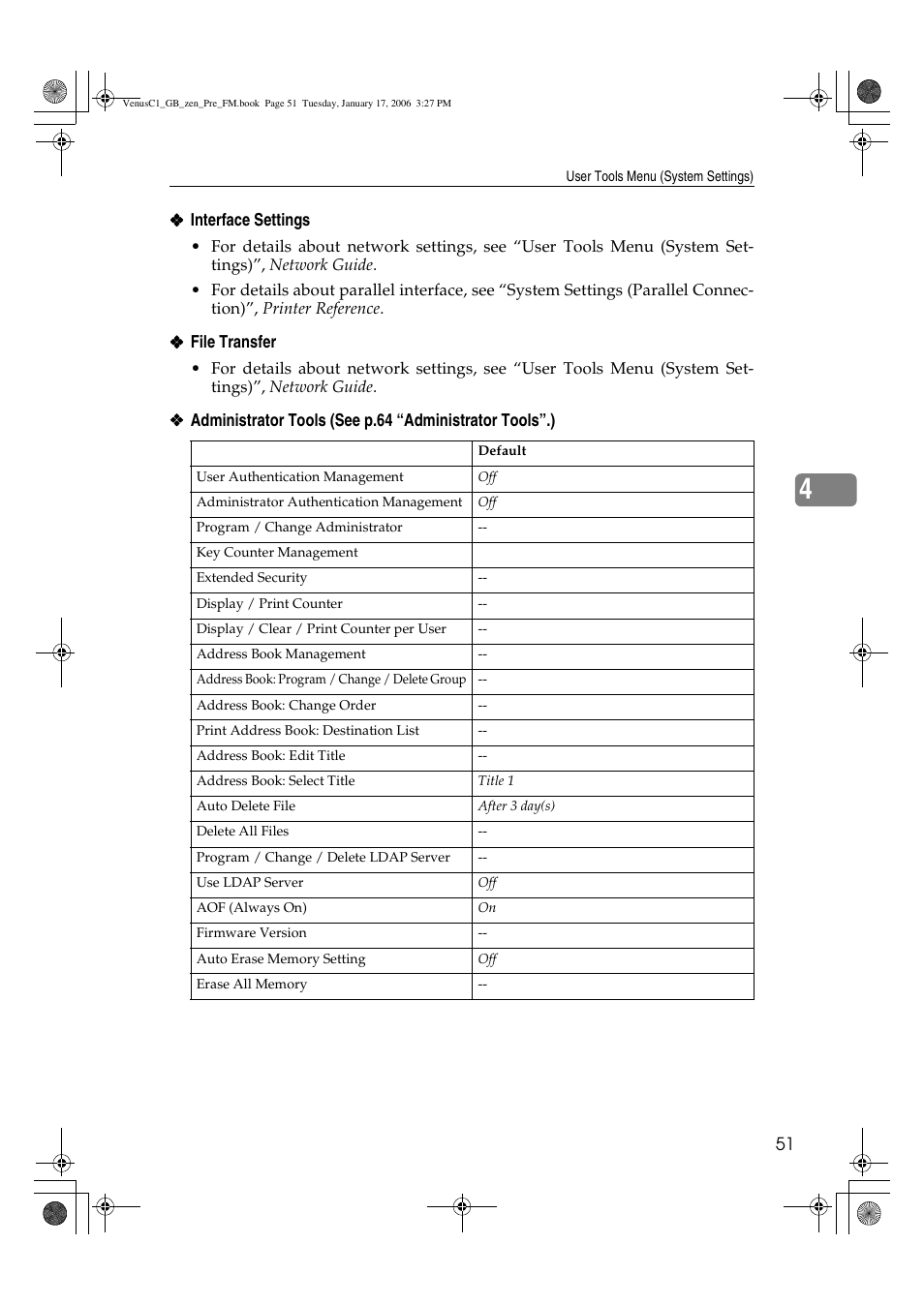 Ricoh Aficio Color 5560 User Manual | Page 63 / 200