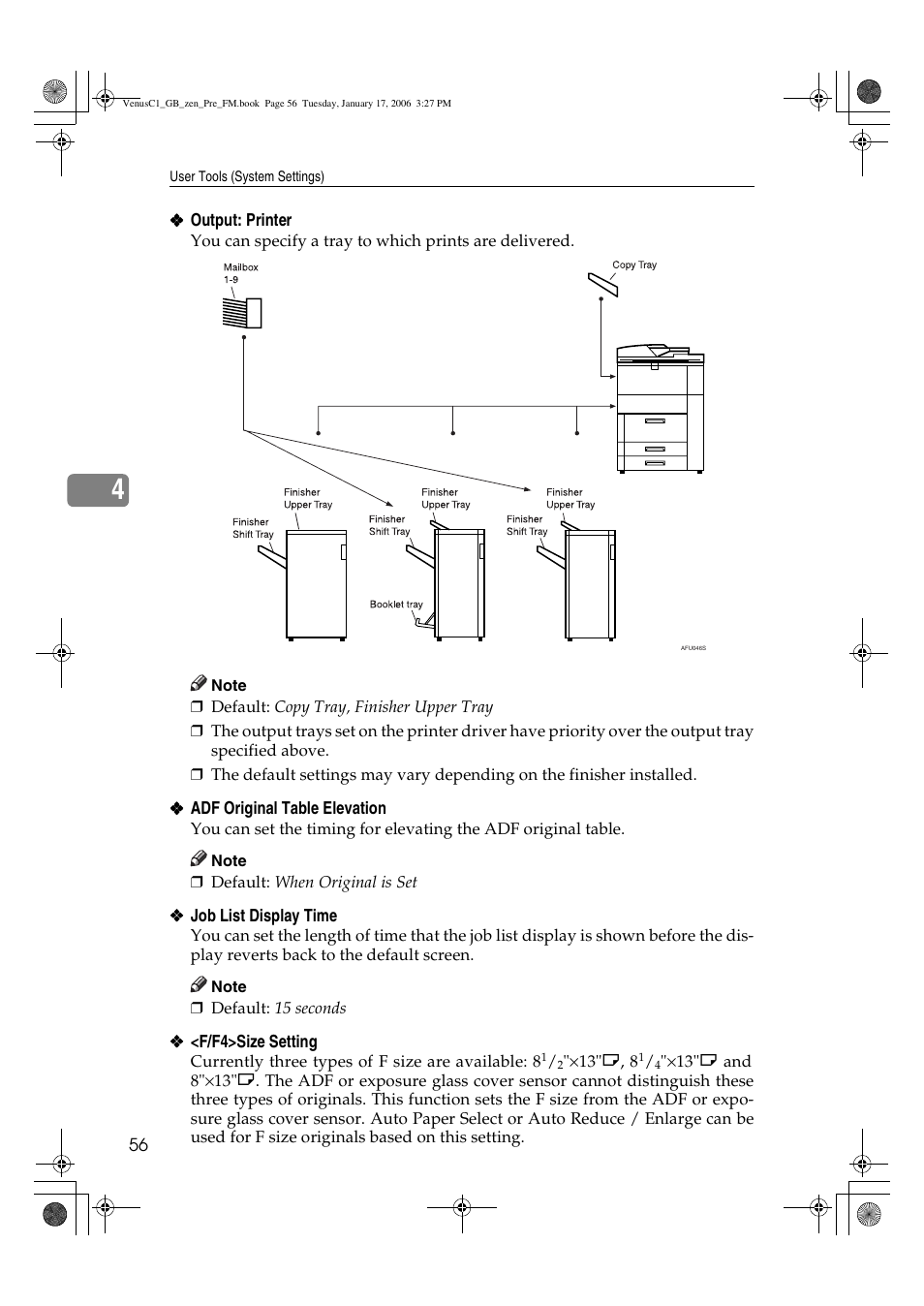 Ricoh Aficio Color 5560 User Manual | Page 68 / 200