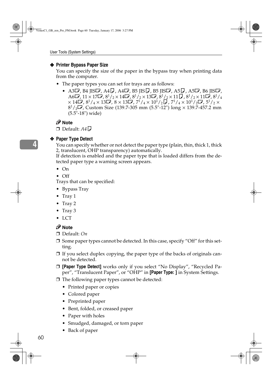Ricoh Aficio Color 5560 User Manual | Page 72 / 200