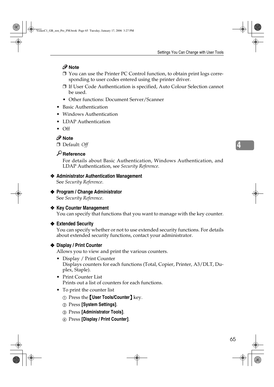Ricoh Aficio Color 5560 User Manual | Page 77 / 200