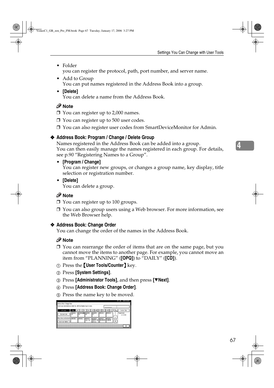 Ricoh Aficio Color 5560 User Manual | Page 79 / 200