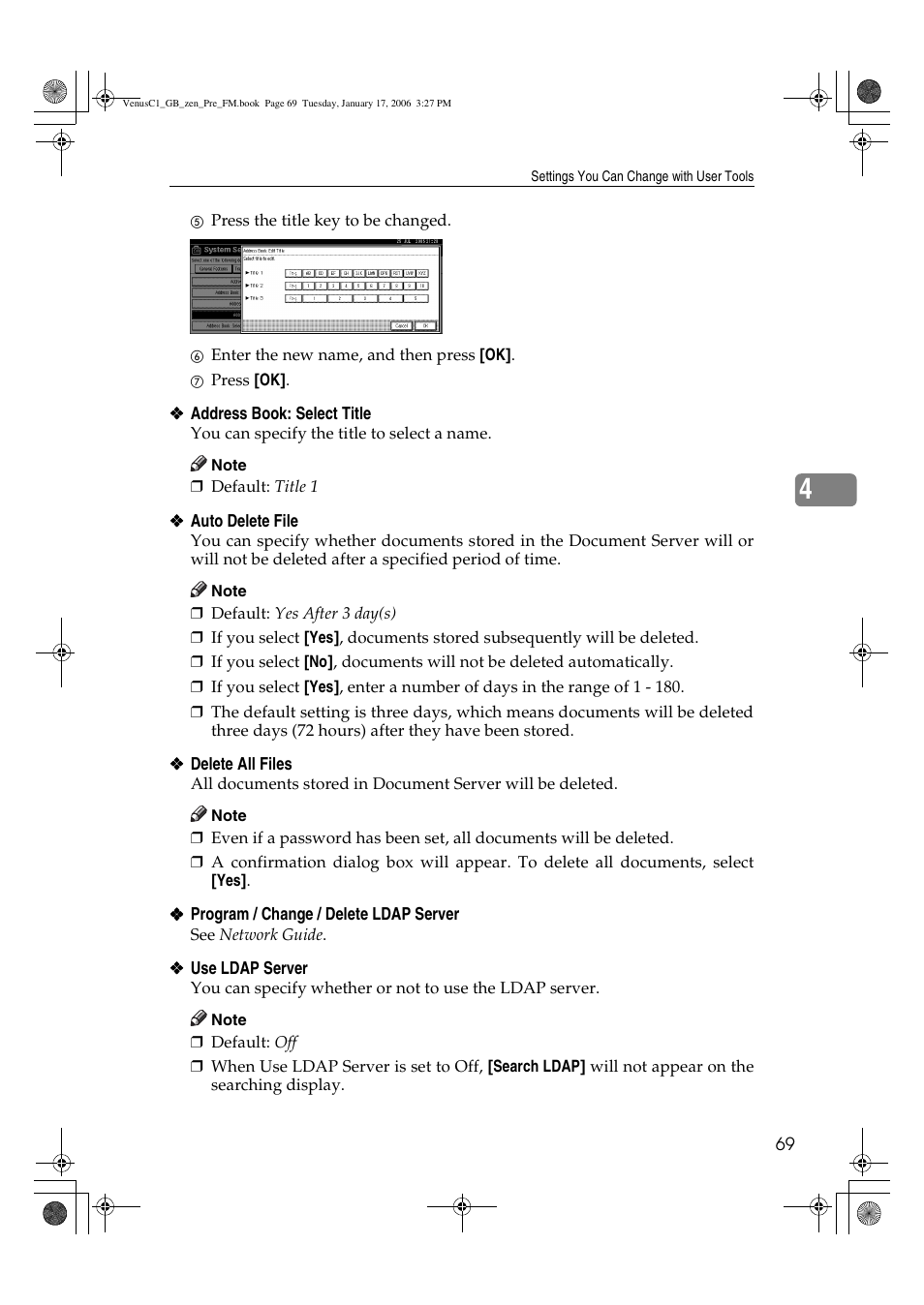 Ricoh Aficio Color 5560 User Manual | Page 81 / 200