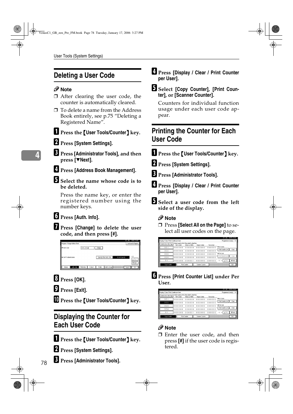 Ricoh Aficio Color 5560 User Manual | Page 90 / 200