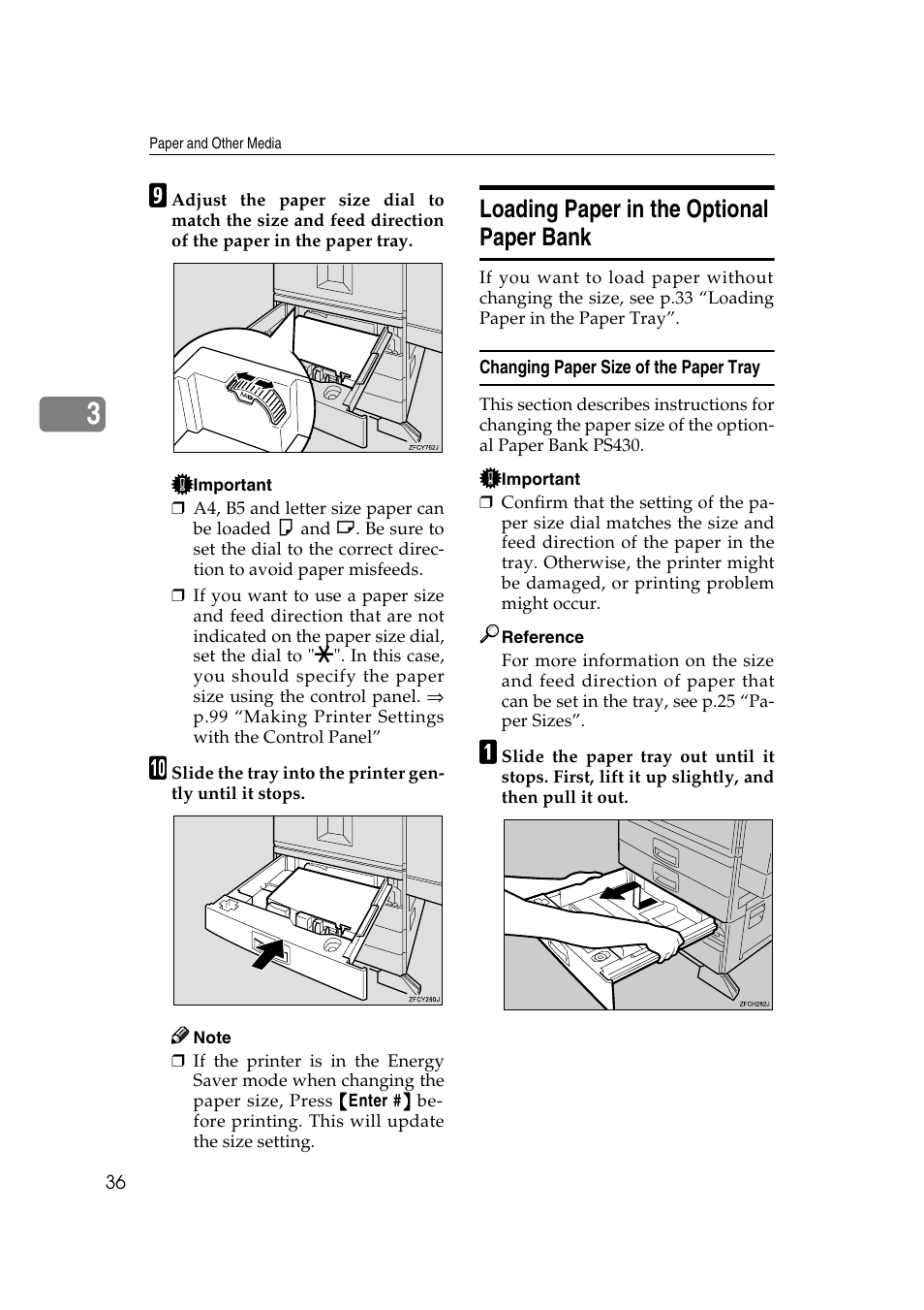 Loading paper in the optional paper bank | Ricoh AP4510 User Manual | Page 110 / 424