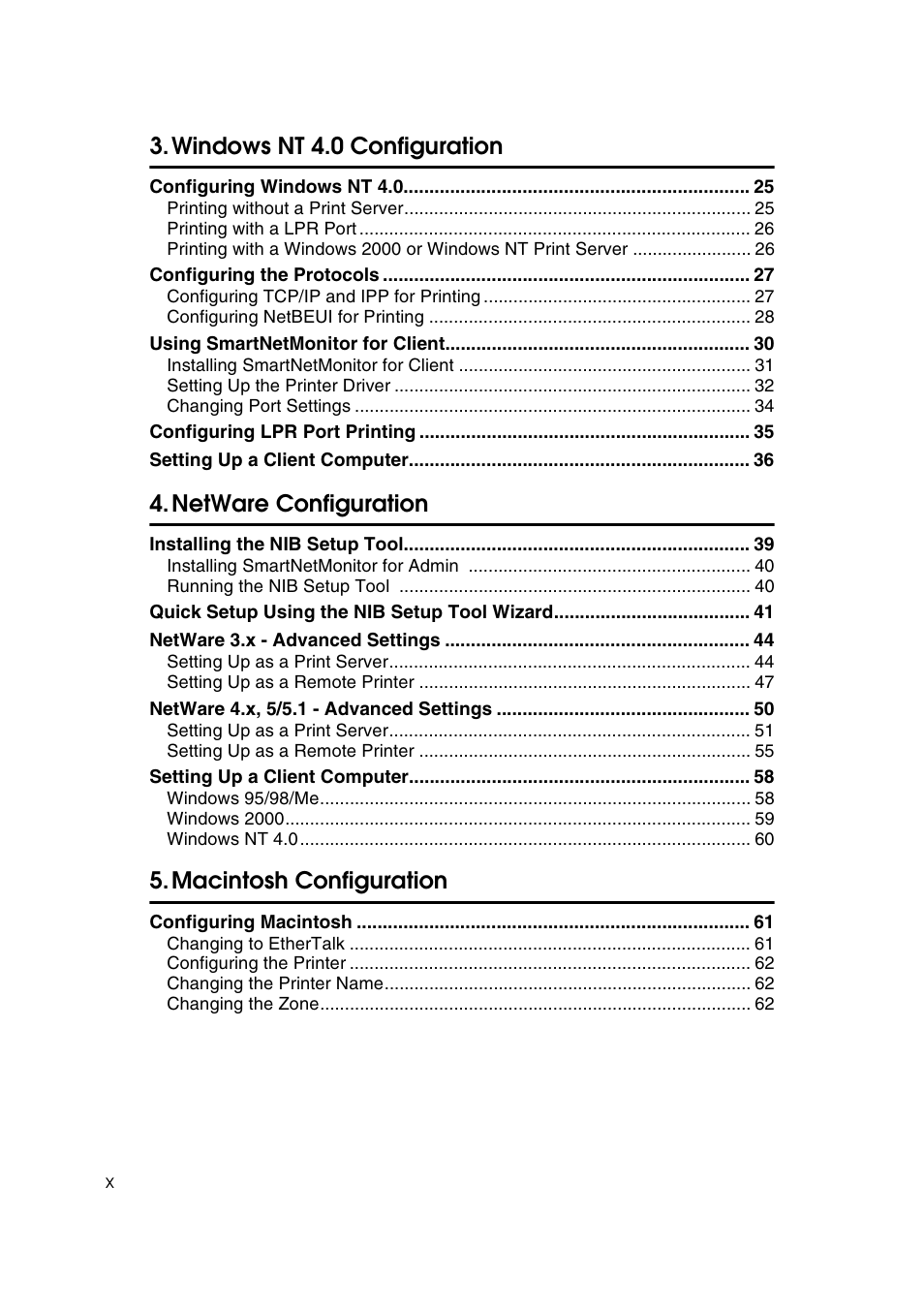 Windows nt 4.0 configuration, Netware configuration, Macintosh configuration | Ricoh AP4510 User Manual | Page 238 / 424