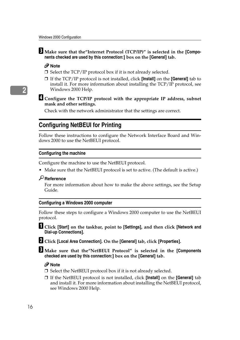 Configuring netbeui for printing | Ricoh AP4510 User Manual | Page 256 / 424