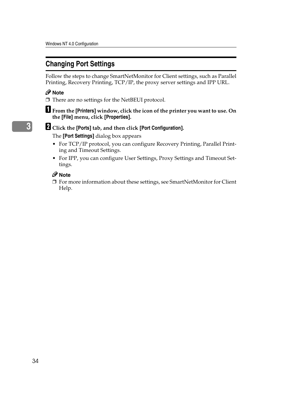 Changing port settings | Ricoh AP4510 User Manual | Page 274 / 424