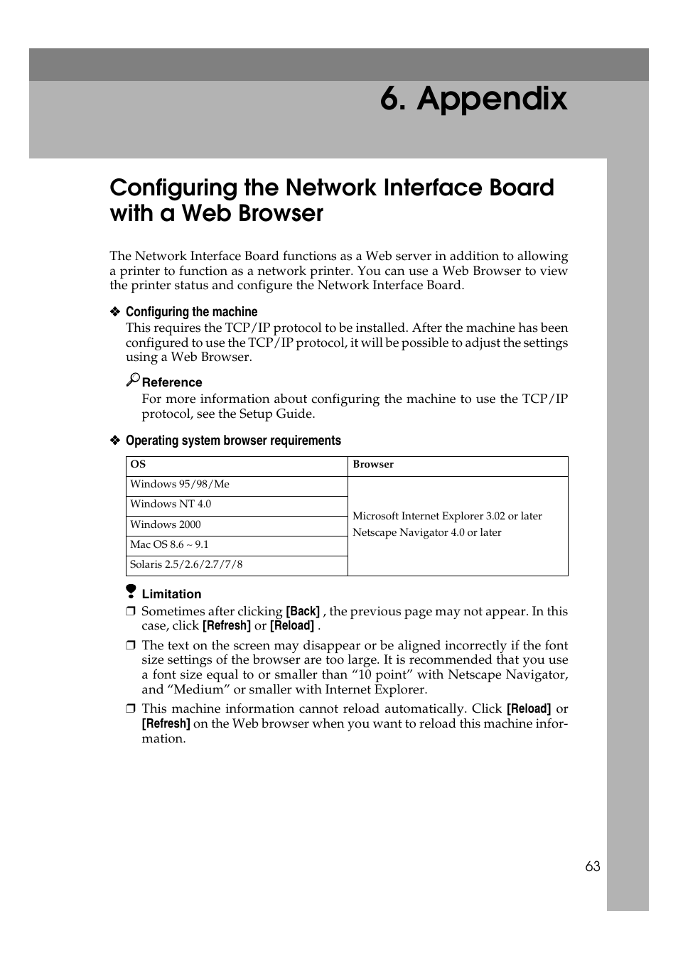  appendix, Appendix | Ricoh AP4510 User Manual | Page 303 / 424