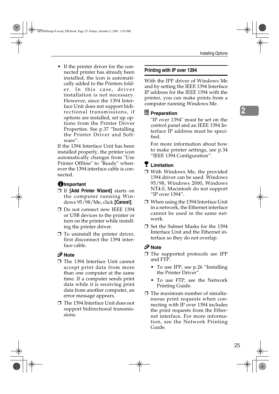 Ricoh AP4510 User Manual | Page 35 / 424