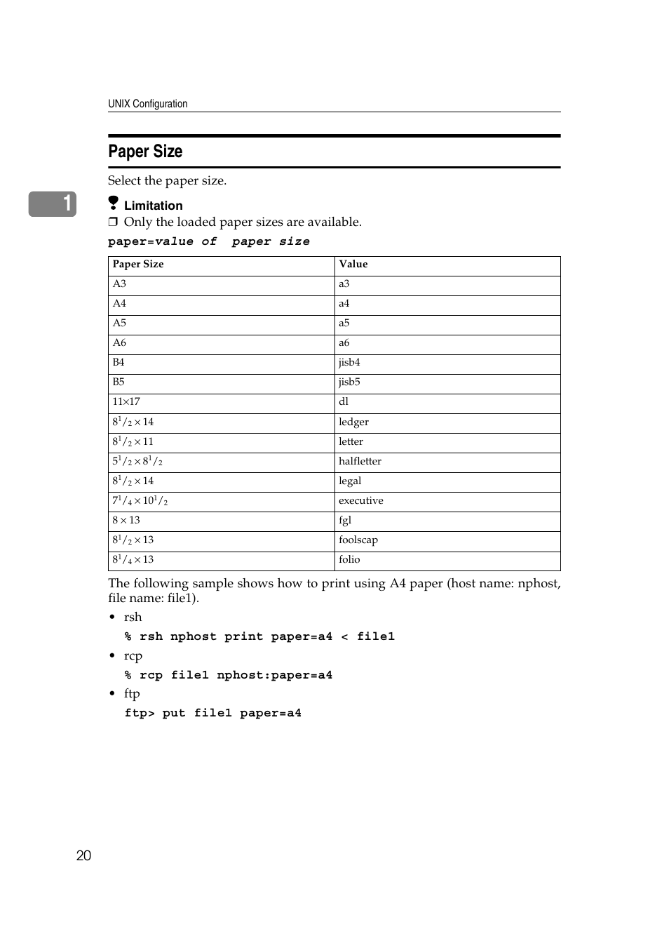 Paper size | Ricoh AP4510 User Manual | Page 396 / 424