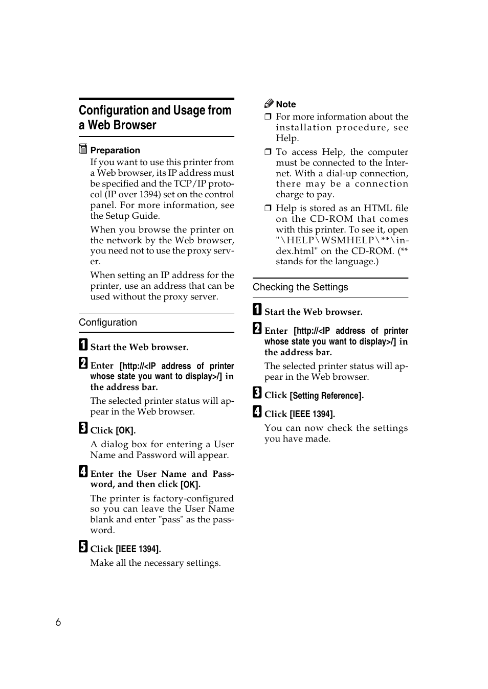 Configuration and usage from a web browser | Ricoh AP4510 User Manual | Page 416 / 424
