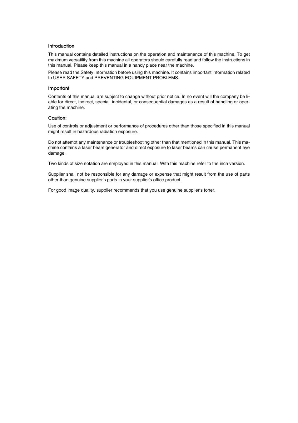 Introduction | Ricoh AP4510 User Manual | Page 68 / 424
