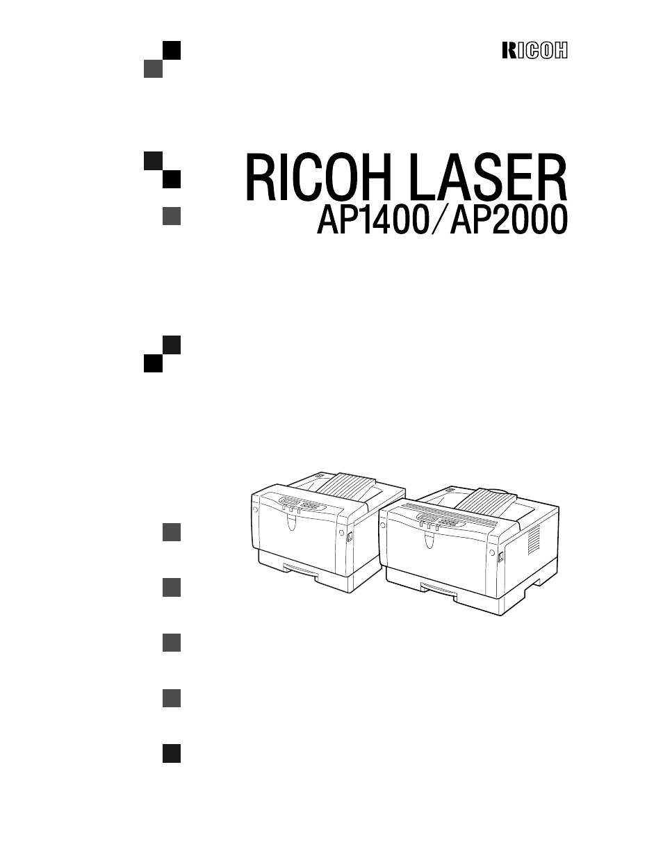 Ricoh AP1400/AP2000 User Manual | 332 pages