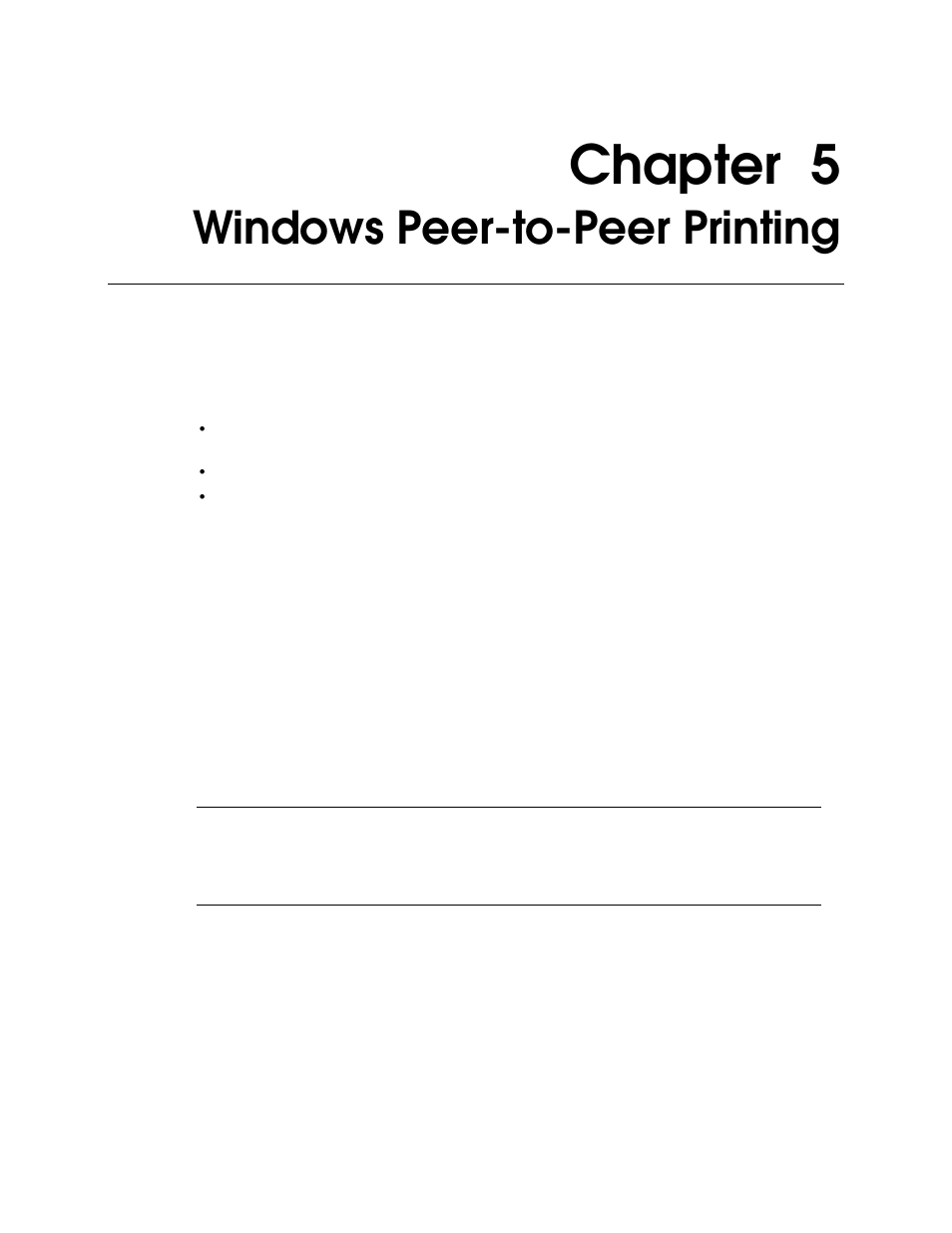 Chapter 5, Windows ipx peer-to-peer printing, Windows peer-to-peer printing | 1 windows ipx peer-to-peer printing | Ricoh AP1400/AP2000 User Manual | Page 252 / 332