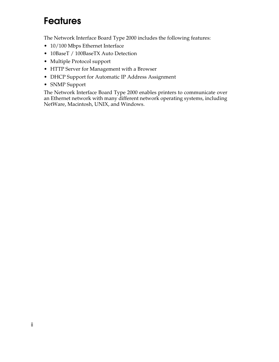 Features | Ricoh AP1400/AP2000 User Manual | Page 294 / 332
