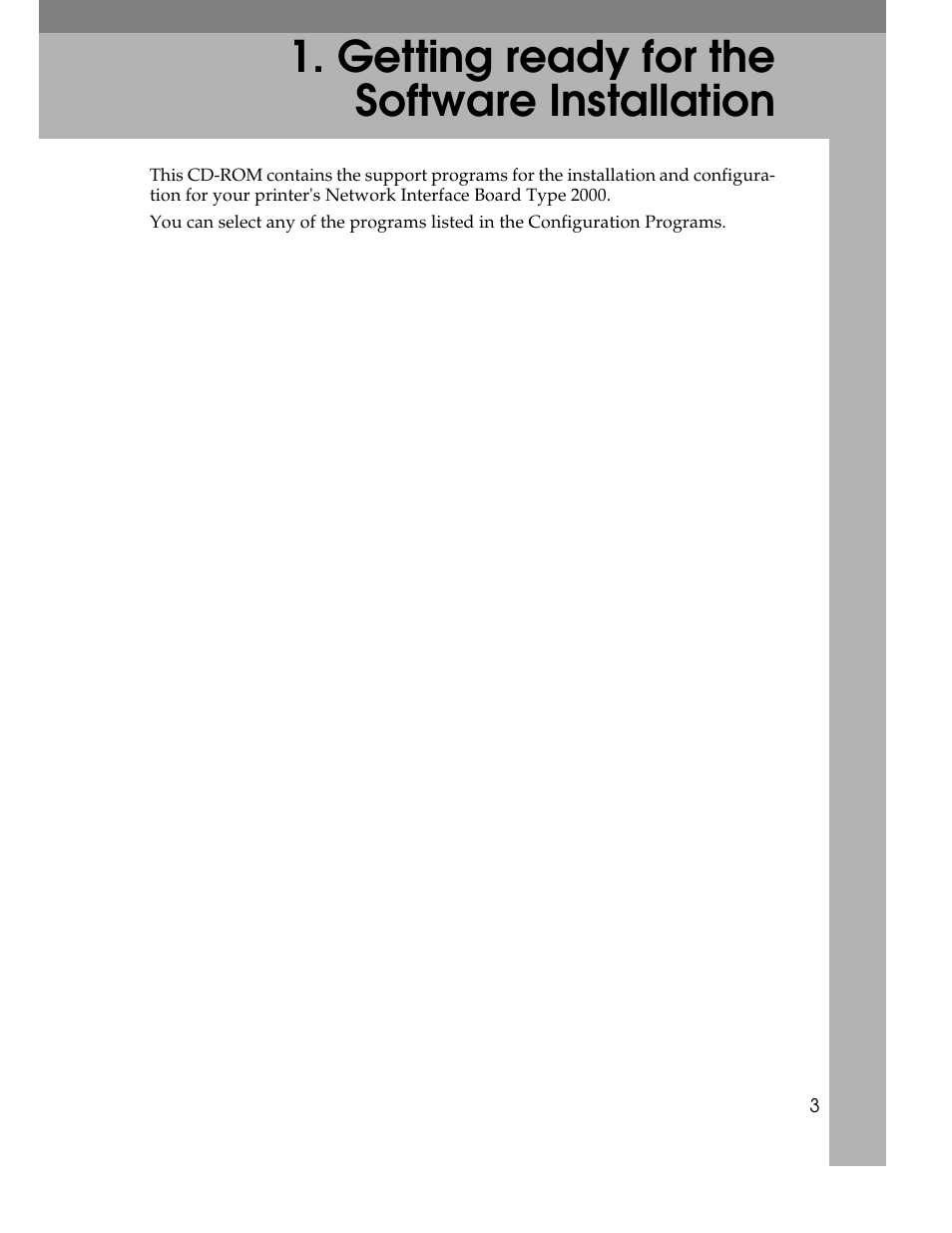 Getting ready for the software installation | Ricoh AP1400/AP2000 User Manual | Page 299 / 332