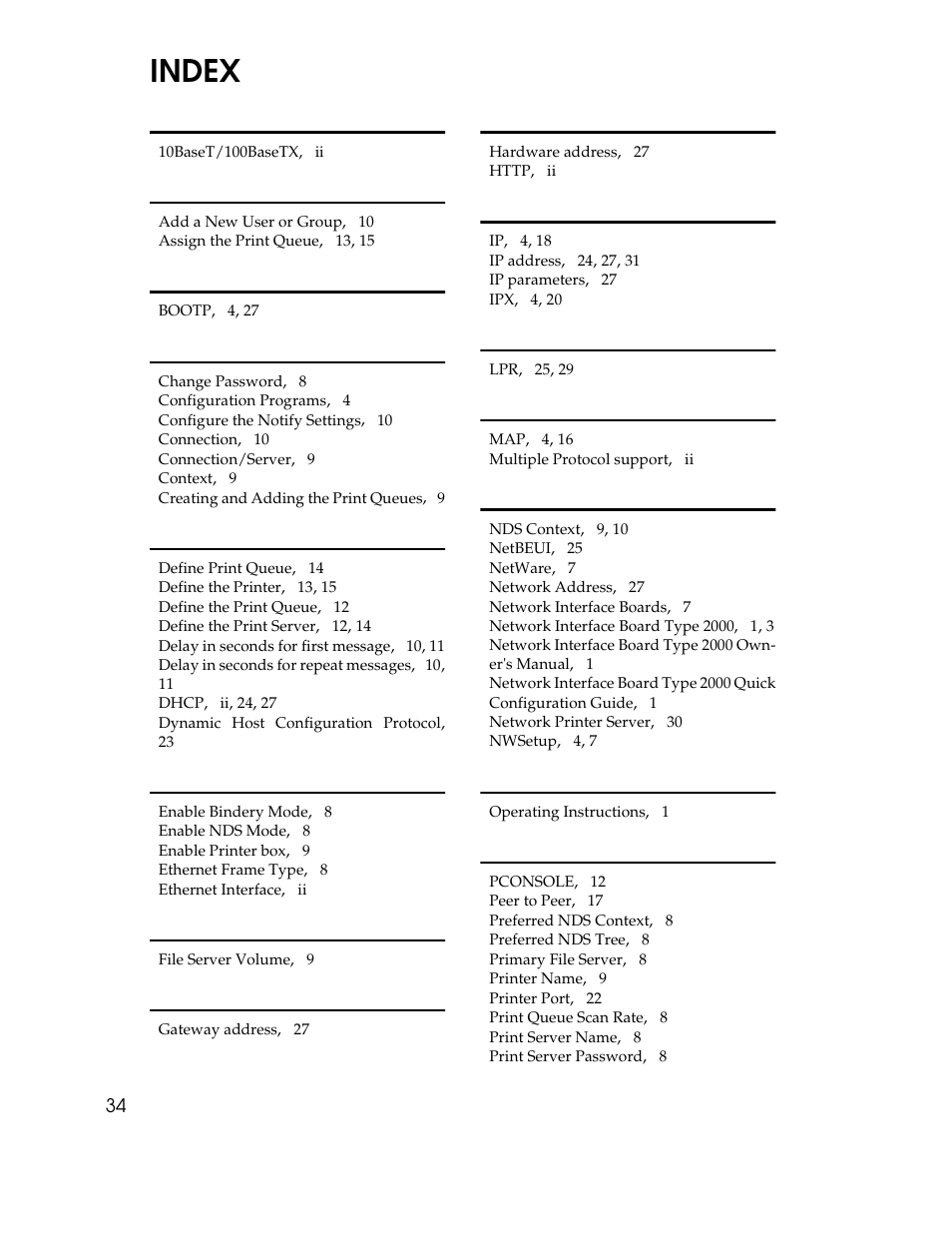 Index | Ricoh AP1400/AP2000 User Manual | Page 330 / 332