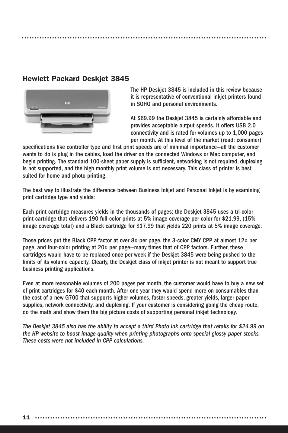 Hewlett packard deskjet 3845 | Ricoh Aficio G500 User Manual | Page 13 / 14