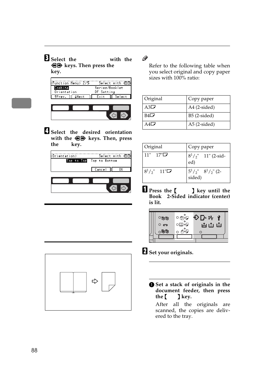 Metric version ❖ inch version | Ricoh 450e User Manual | Page 114 / 204