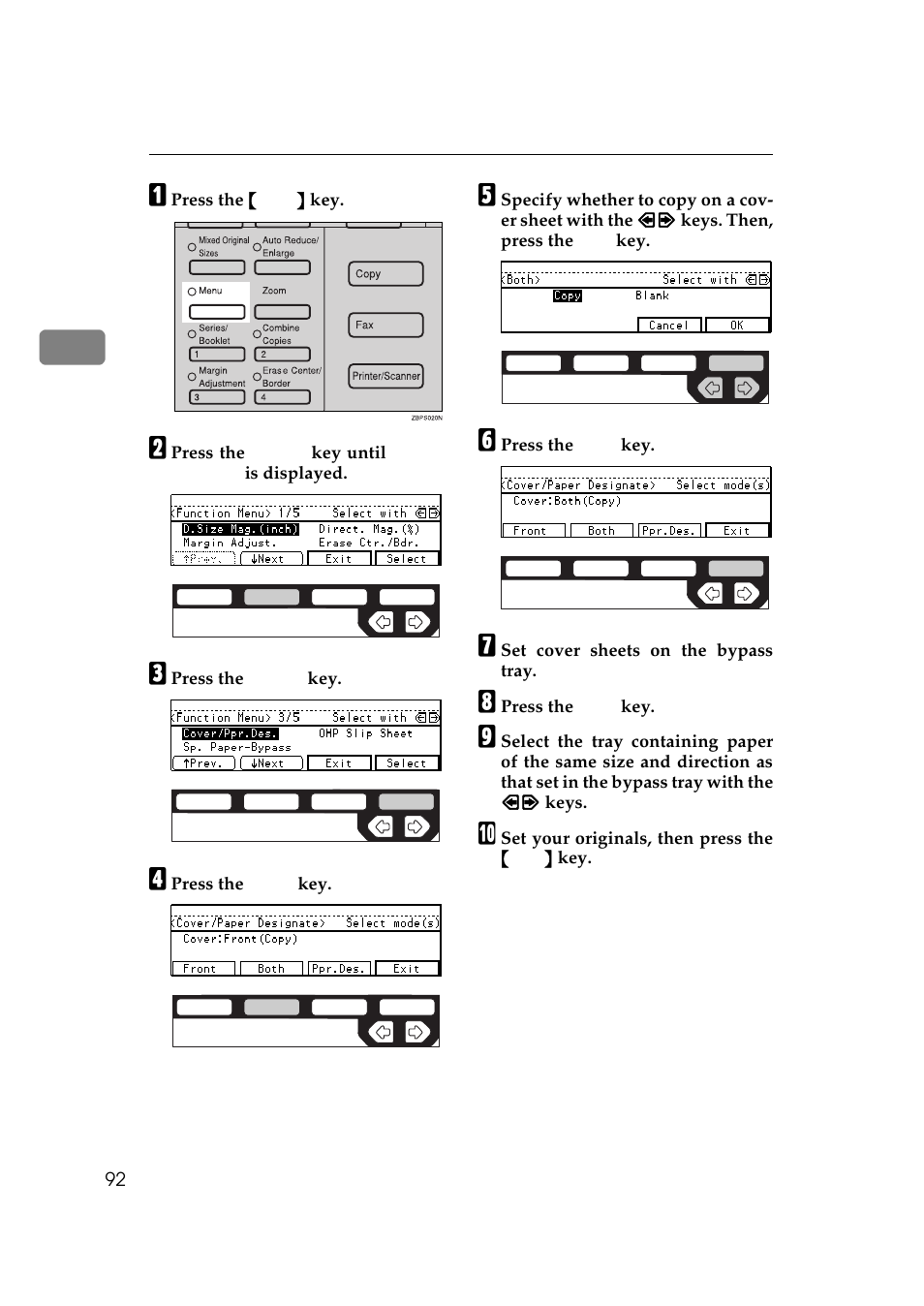 Ricoh 450e User Manual | Page 118 / 204