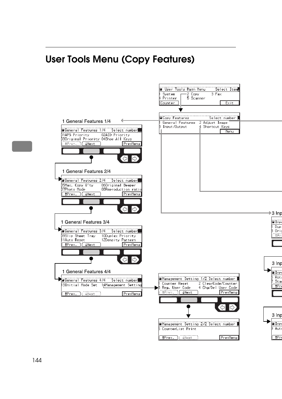 User tools menu (copy features), 4user tools menu (copy features) | Ricoh 450e User Manual | Page 170 / 204