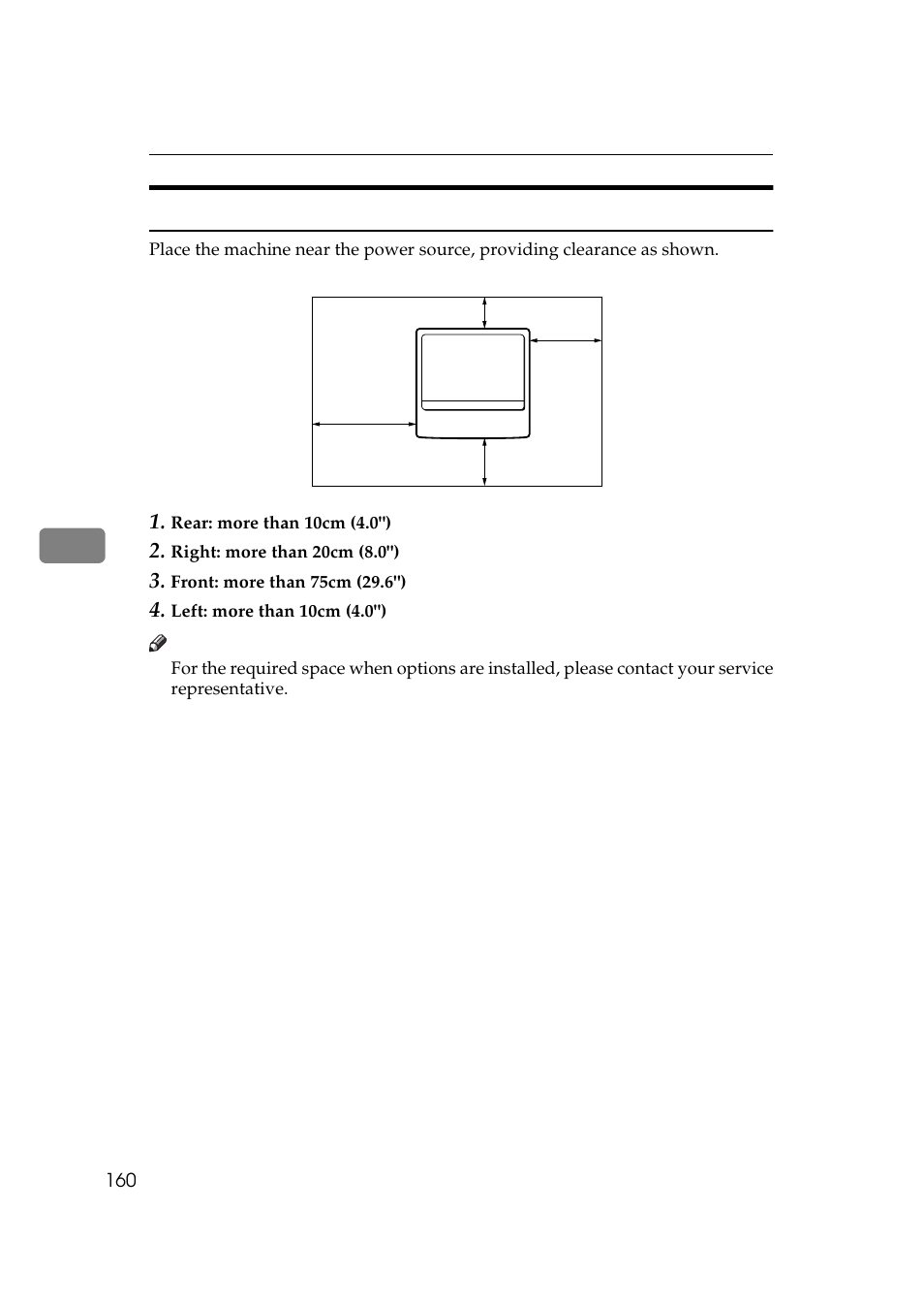 Access to machine | Ricoh 450e User Manual | Page 186 / 204