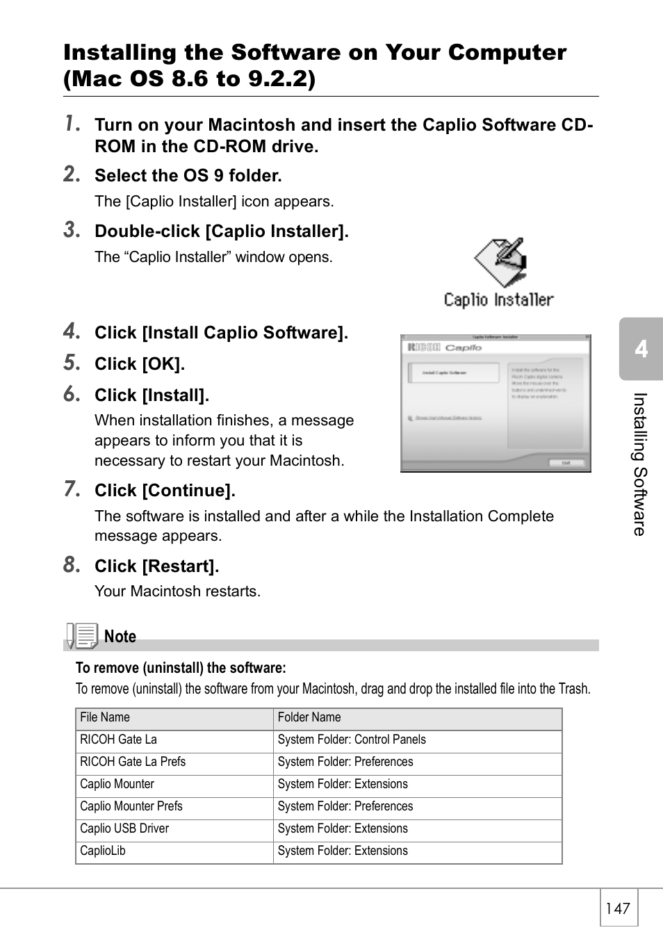 Ricoh GX8 User Manual | Page 149 / 180