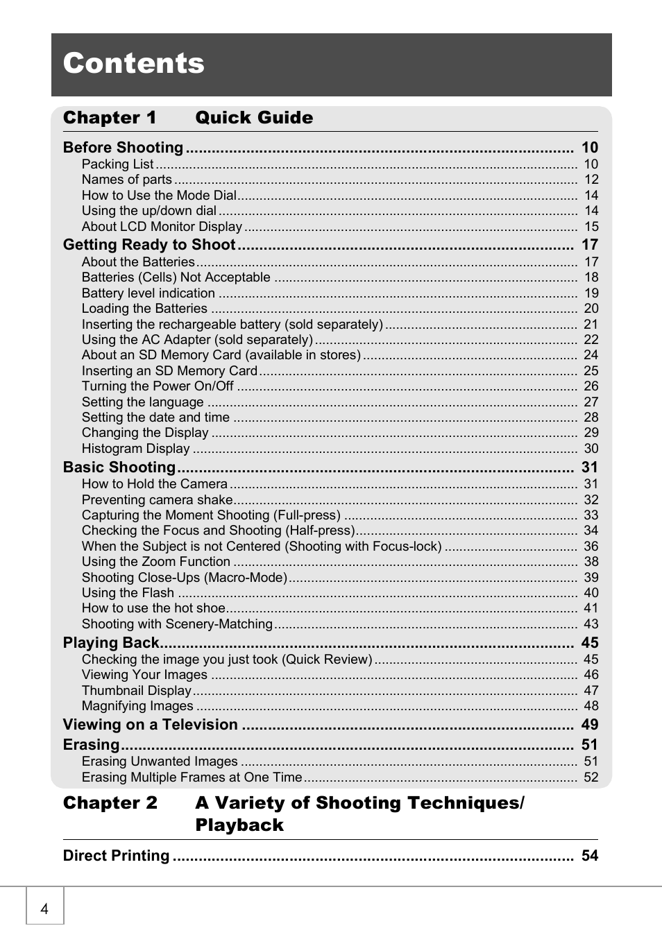 Ricoh GX8 User Manual | Page 6 / 180