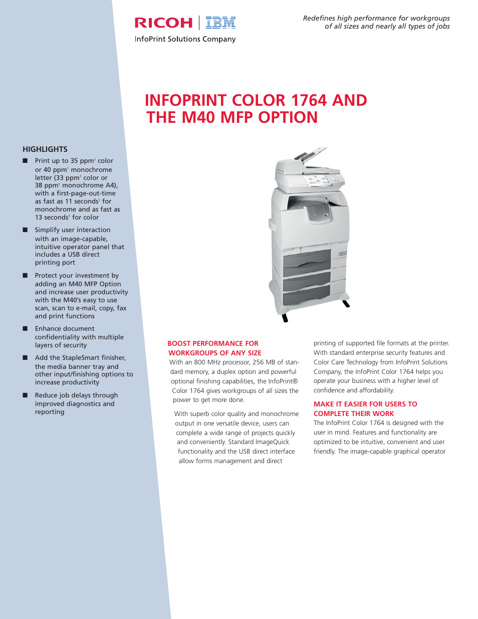 Ricoh 1764 User Manual | 12 pages