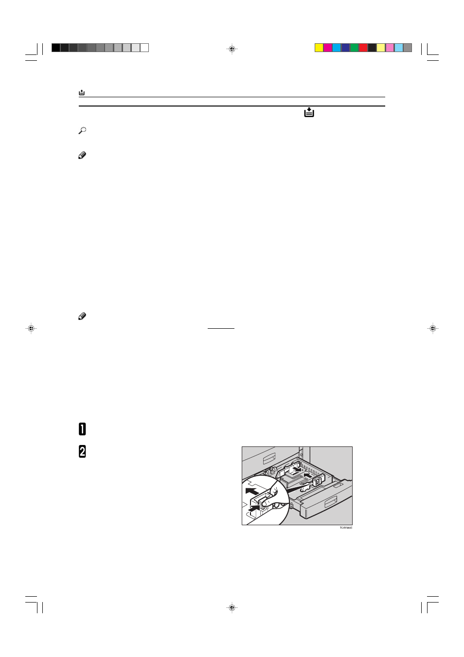 Loading paper, Non-recommended paper for paper trays, Paper tray | B loading paper, Loading paper in the paper tray | Ricoh AFICIO COLOR 6010 User Manual | Page 188 / 266