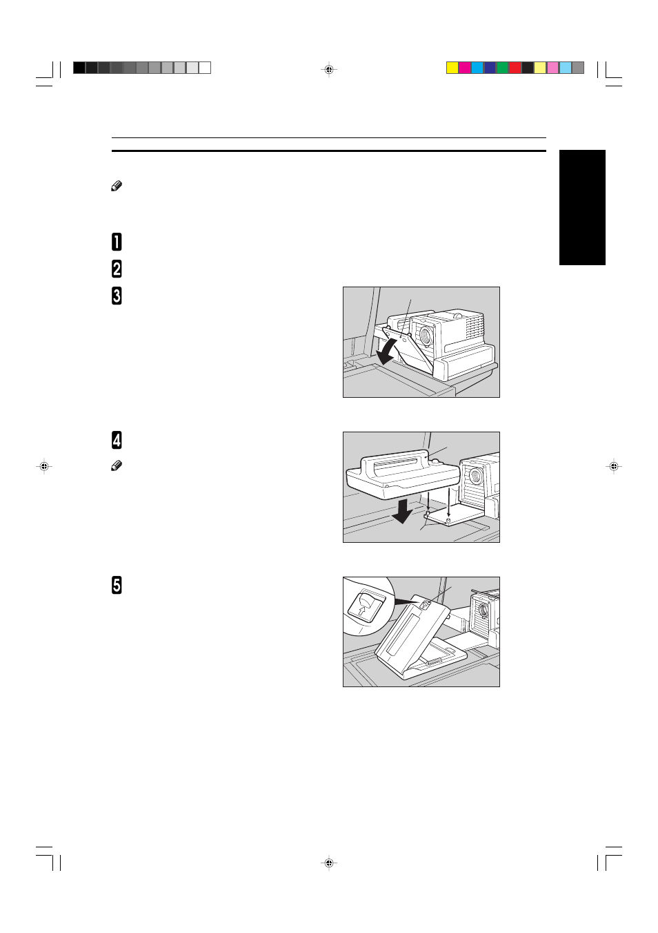 Positioning the projector | Ricoh AFICIO COLOR 6010 User Manual | Page 231 / 266