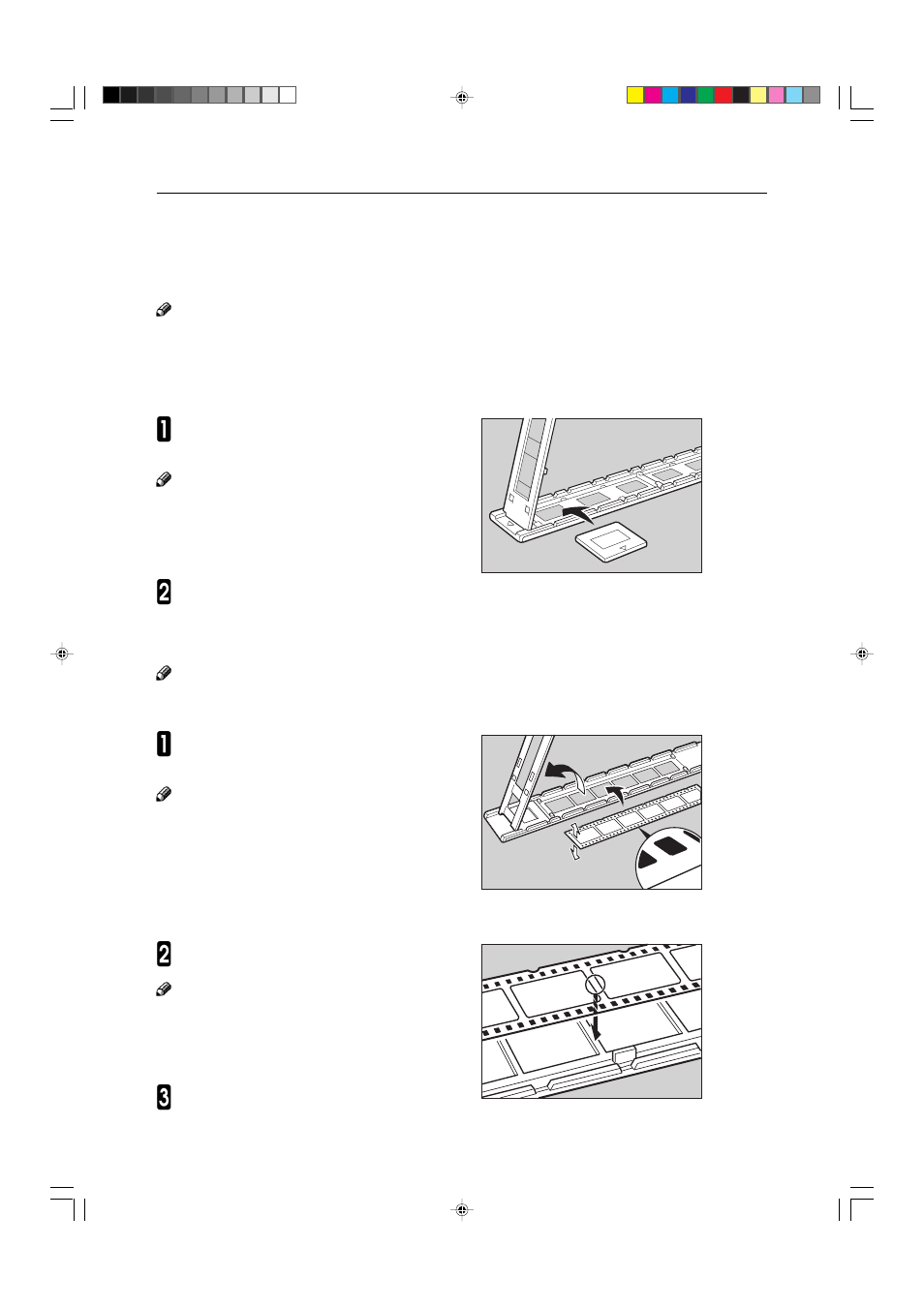 Setting films in the holder, Setting films in the holder (if needed) | Ricoh AFICIO COLOR 6010 User Manual | Page 234 / 266