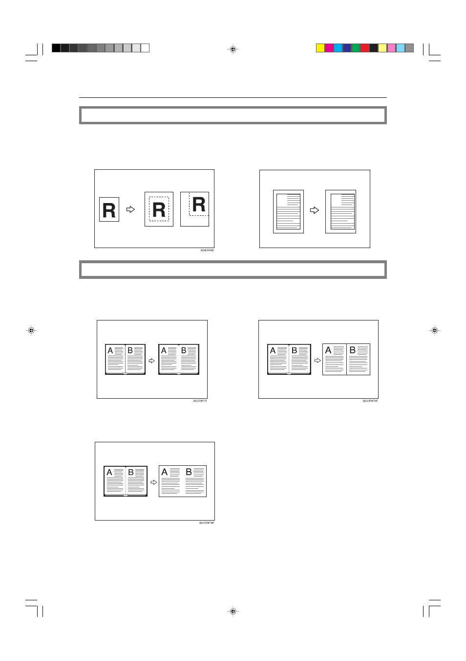 Shifting the image, Erasing parts of the copy image | Ricoh AFICIO COLOR 6010 User Manual | Page 30 / 266