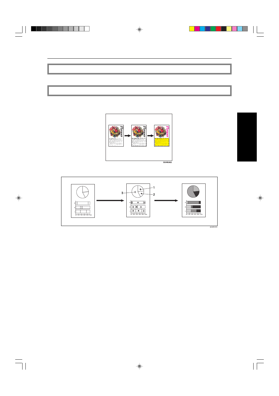 Program user color, Area editing, Program user color—storing user colors | Area editing (only for edit type) | Ricoh AFICIO COLOR 6010 User Manual | Page 37 / 266