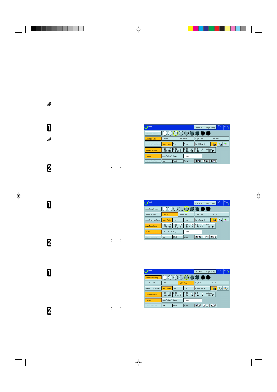 Selecting a color mode | Ricoh AFICIO COLOR 6010 User Manual | Page 56 / 266