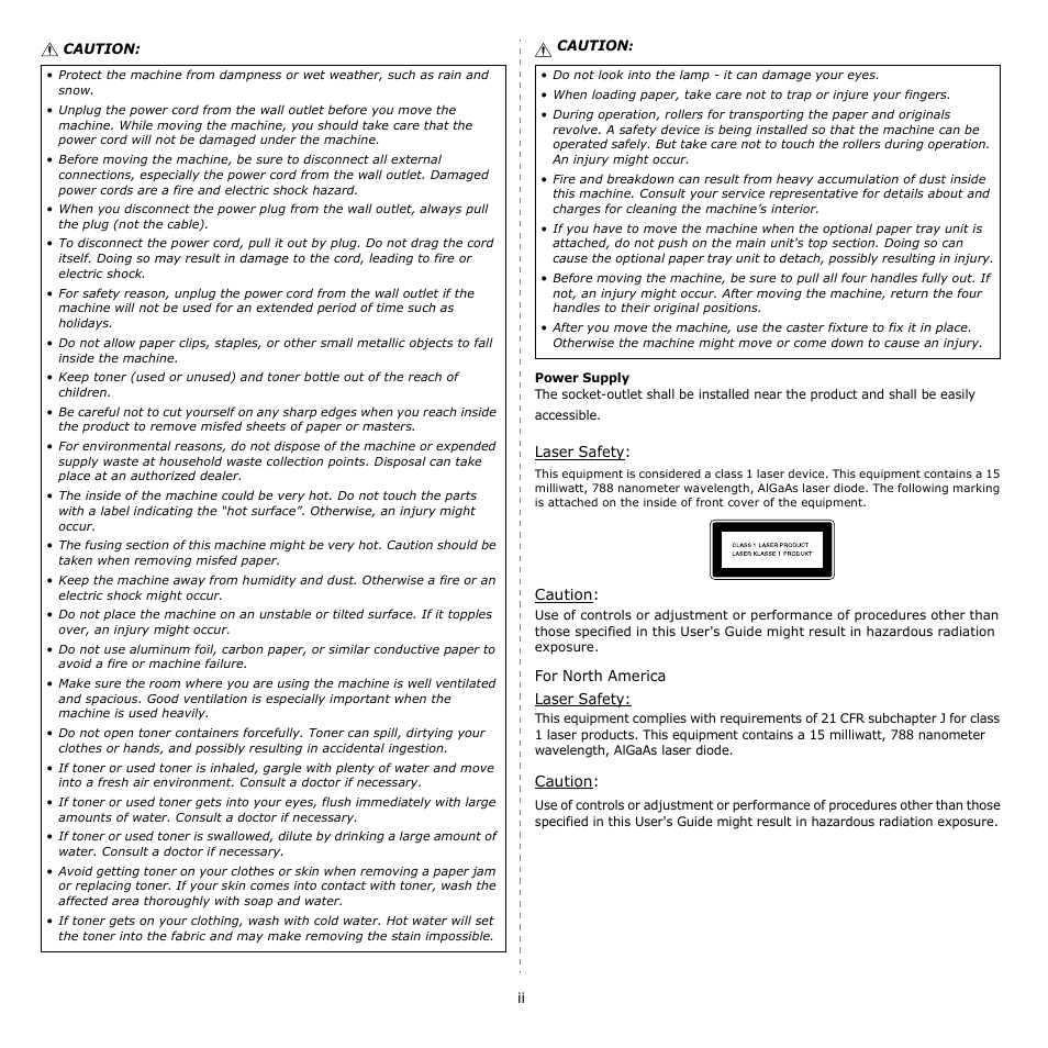 Ricoh Aficio SP 5100N User Manual | Page 6 / 126