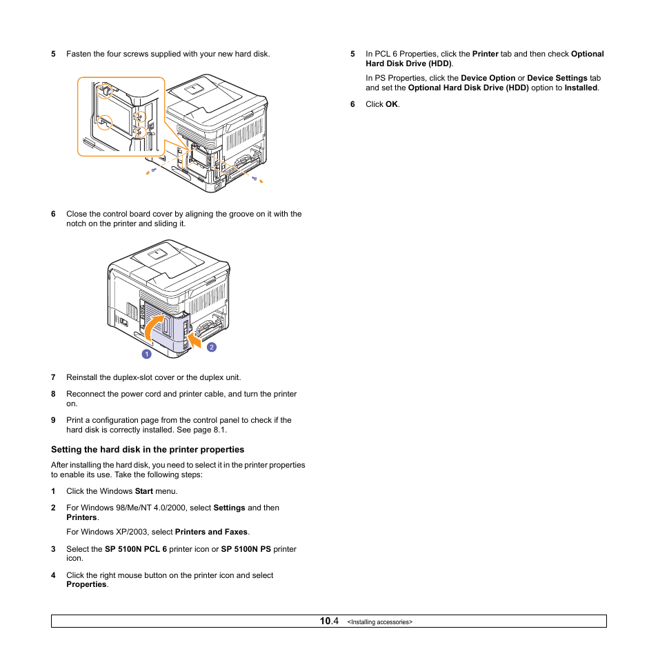 Ricoh Aficio SP 5100N User Manual | Page 60 / 126