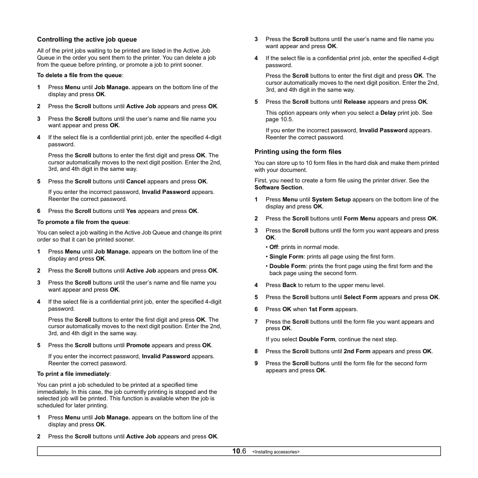 Ricoh Aficio SP 5100N User Manual | Page 62 / 126