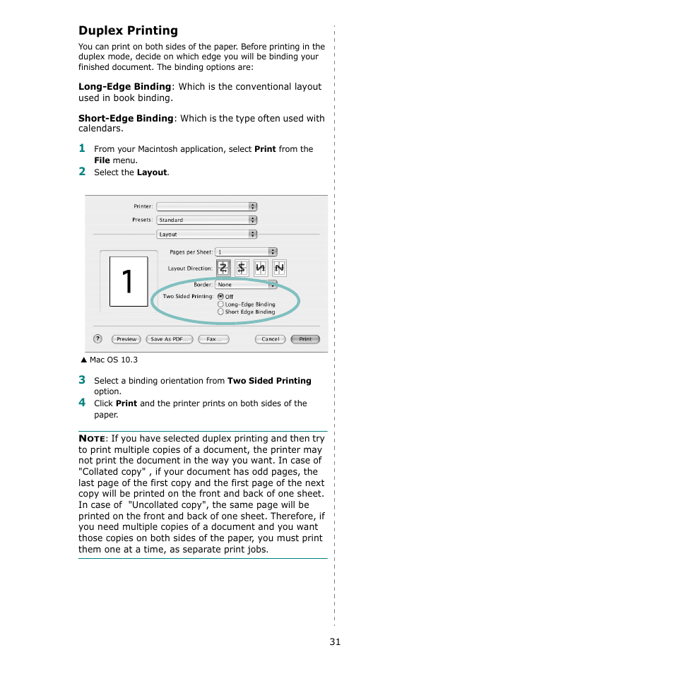 Duplex printing | Ricoh Aficio SP 5100N User Manual | Page 98 / 126