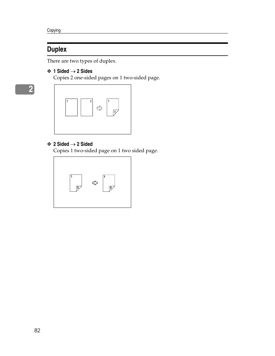 Duplex, See p.82 “duplex | Ricoh Aficio MP C2000 User Manual | Page 104 / 206