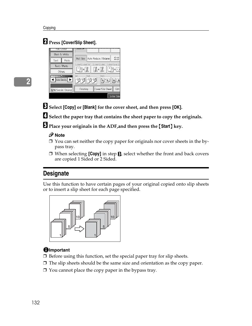 Designate | Ricoh Aficio MP C2000 User Manual | Page 154 / 206