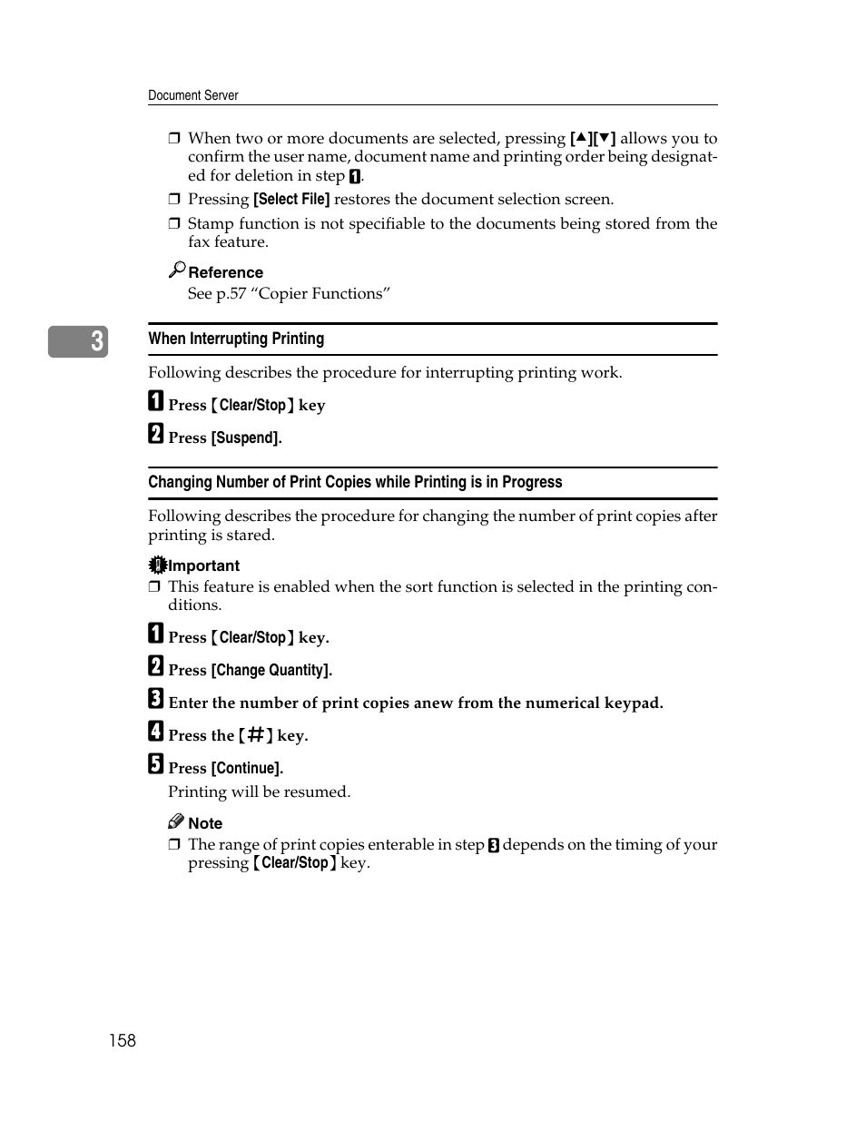 When interrupting printing | Ricoh Aficio MP C2000 User Manual | Page 180 / 206