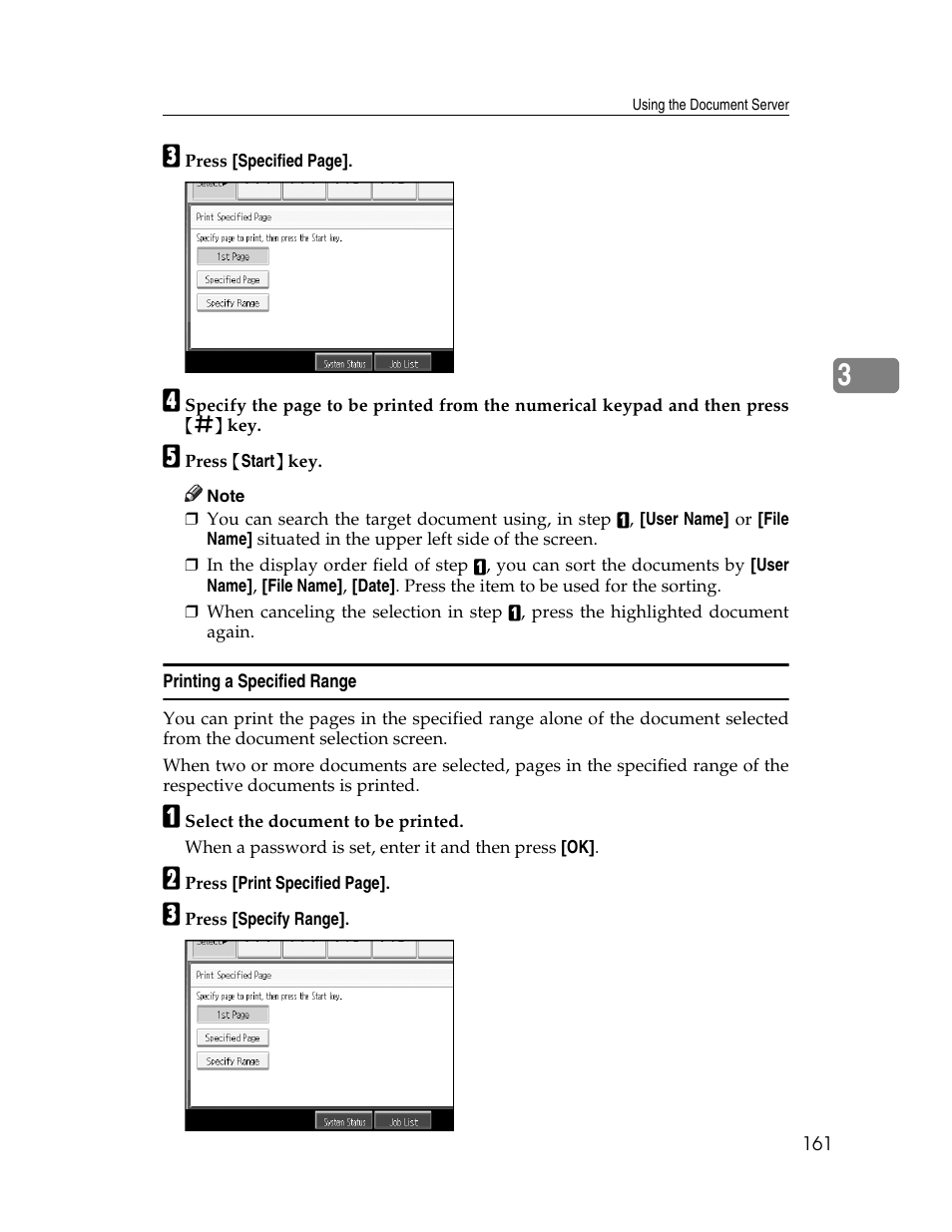 Printing a specified range | Ricoh Aficio MP C2000 User Manual | Page 183 / 206