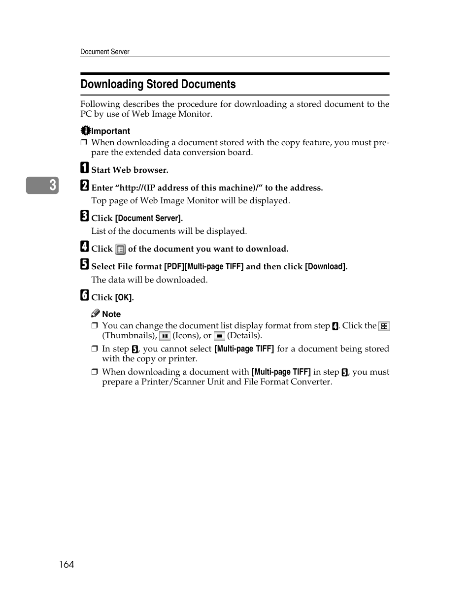 Downloading stored documents | Ricoh Aficio MP C2000 User Manual | Page 186 / 206