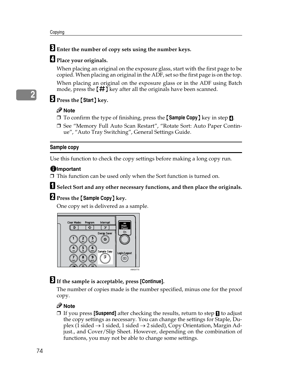 Sample copy | Ricoh Aficio MP C2000 User Manual | Page 96 / 206
