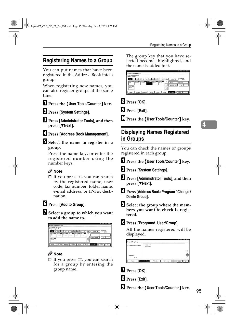 Ricoh Aficio 3235C User Manual | Page 107 / 192