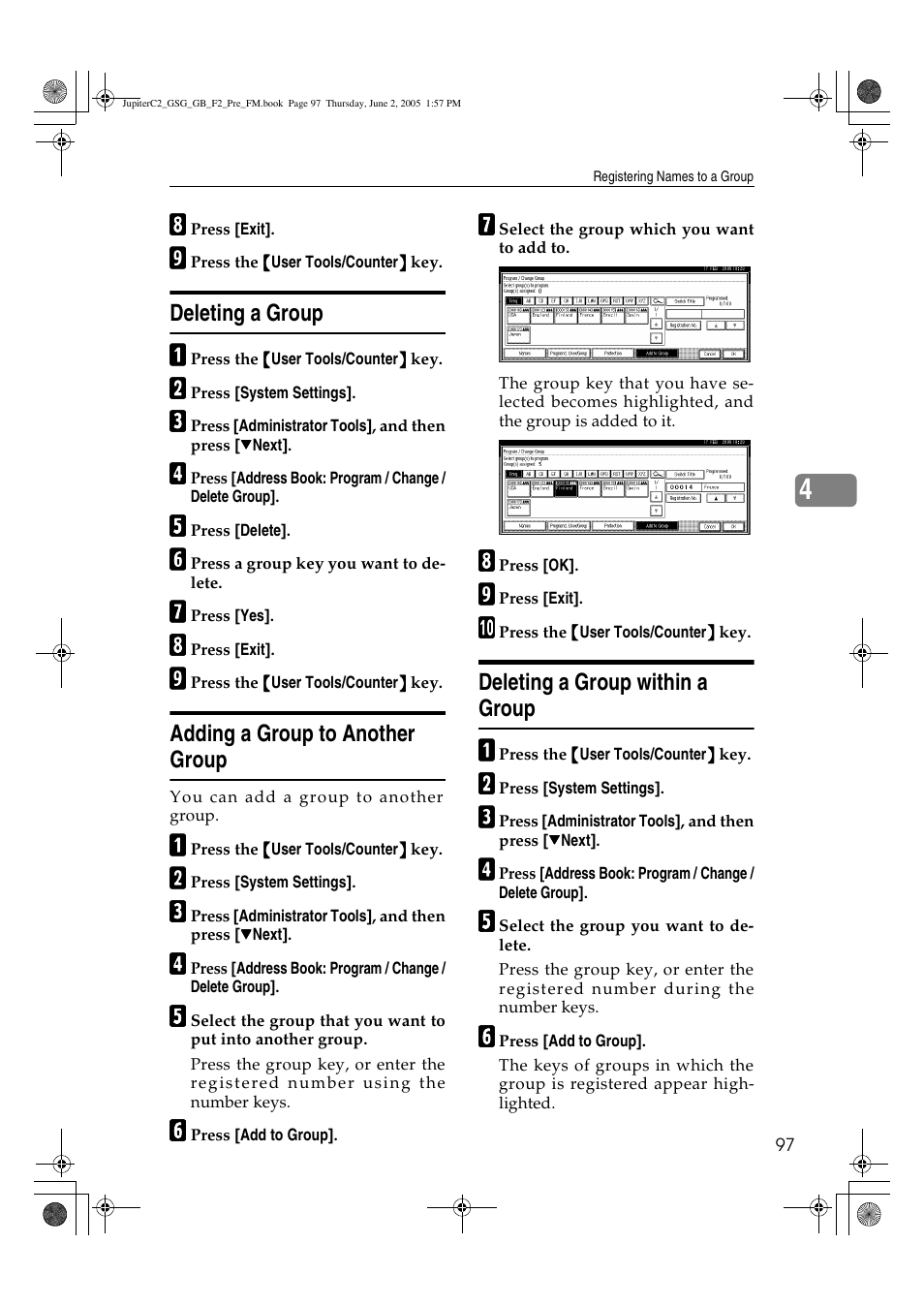 Ricoh Aficio 3235C User Manual | Page 109 / 192