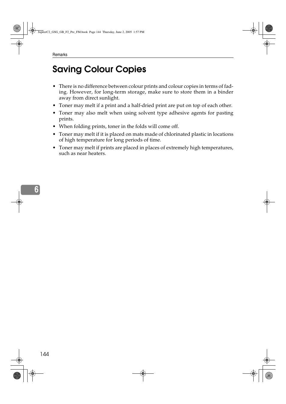 6saving colour copies | Ricoh Aficio 3235C User Manual | Page 156 / 192