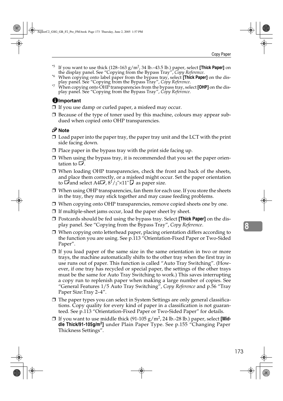Ricoh Aficio 3235C User Manual | Page 185 / 192